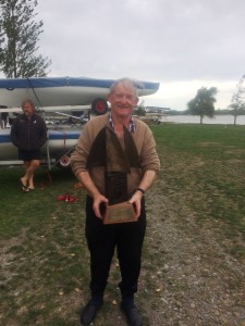 Bruce Lund with Lund Conroy Trophy